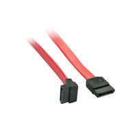 Lindy 33352 Câble d'alimentation interne SATA/SAS 0.7m - Connecteurs 15 broches mâle/mâle, Facteur de forme Droit - Rouge