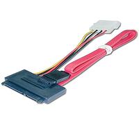 Lindy 33365 Câble SATA interne + alimentation 0.5m