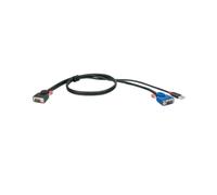 Lindy 33772 - Câble VGA 3m, Connecteur D-Sub Mâle vers Mâle, Noir, Code douanier 84733080