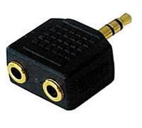 Lindy 35530 Adaptateur Jack mâle vers 2x Jack femelle 3,5 mm