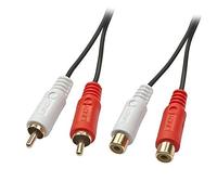 LINDY 35672 3 m Phono Male to Female Premium Audio Extension Cable