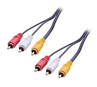 Lindy 35691 Câble Audio vidéo Premium 3X RCA mâle/mâle 2m
