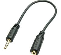 LINDY 35699 35699 Jack audio Câble adaptateur [1x Jack mâle 3.5 mm - 1x Jack femelle 2.5 mm] noir