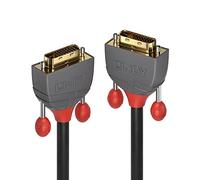 Câble de raccordement LINDY DVI Fiche mâle DVI-D 24+1 pôles, Fiche mâle DVI-D 24+1 pôles 15.00 m noir 36227 Câble DVI