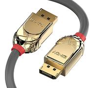 Lindy Câble DisplayPort Gold Line 10 m – 4096×2160 60 Hz 4:4:4 8bit