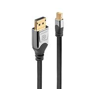 Lindy Câble DisplayPort Mini DisplayPort (M) vers DisplayPort (M) DisplayPort 1.2 3 m gris 4K