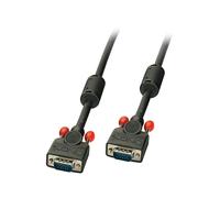 Lindy 36377 VGA Kabel M/M, schwarz 10 m HD15 M/M, DDC.fähig