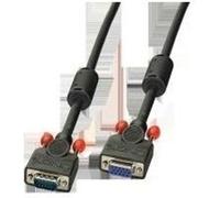 Lindy 36395 Câble VGA M/F, noir 5m HD 15 M/F, compatible DDC