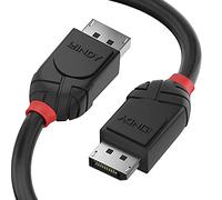 Câble de raccordement LINDY DisplayPort Fiche mâle DisplayPort, Fiche mâle DisplayPort 0.50 m noir 36490 Câble DisplayPort