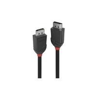 Lindy 36490 - Câble DisplayPort 0.5m Noir - 4K 4096x2160@60Hz - Connecteurs plaqués or - AWG30 - Bande passante 21.6 Gbit/s