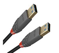 LINDY Câble USB USB 3.2 Gen1 (USB 3.0) USB-A mâle, USB-A mâle 1.00 m noir 36751