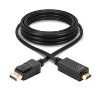 LINDY 36920 0.5m DisplayPort to HDMI 10.2G Cable, Black