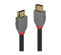 Câble de raccordement LINDY Fiche mâle HDMI-A, Fiche mâle HDMI-A 15.00 m noir, gris 36968 Câble HDMI