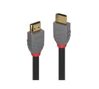 Lindy 36969 Câble HDMI 2.0 20m Noir/Gris, Type A (Standard) Mâle/Mâle, 3840x2160 60Hz, 24 AWG, Contacts Or, ARC, Ethernet HDMI, RoHS/REACH/UL
