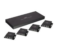 Lindy 38155 Lindy Extender & Splitter HDMI & IR Cat6 Loop Out 4 Port 50m