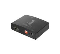 Lindy 38167 Extracteur Audio HDMI 4K, HDCP 1.4, Sorties Optique/Coaxiale/Analogique, Audio Dolby Digital 5.1/DTS-HD, Alimentation USB, Bypass CEC