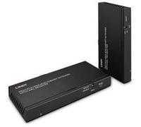 Lindy Extendeur HDMI HDBaseT 38349 – 70 m Cat.6 – 4K60, ARC, Audio, IR & RS‑232 – Noir