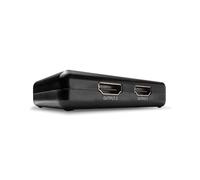 Lindy 38357 Répartiteur HDMI 1.4 2 Ports 4K Ultra HD (3840x2160 @30Hz), Alimentation USB, Boîtier Plastique Noir, Certifié CE/FCC/RoHS