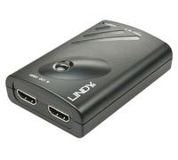 Lindy 38409 DP 1.2 an 2x HDMI Konverter mit Expand 1x DP an 2x HDMI 4K60