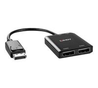 Lindy Hub DisplayPort 38430 – 2 ports DisplayPort 1.2 MST – Noir