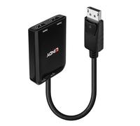 Lindy 38433 câble vidéo et adaptateur DisplayPort 2 x HDMI