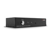 Lindy Commutateur KVM écran-clavier-souris audio/USB 2 ports 1 utilisateur local de bureau
