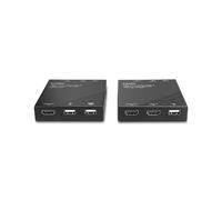 Lindy 39381 Extender KVM HDMI 1.4 via Cat6 jusqu'à 120m, USB, 3840x2160, Émetteur/Récepteur, 95x80x16mm, Métal, Certification CE/UKCA/FCC/RoHS