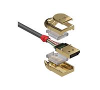 LINDY 3m DisplayPort Cable Gold Line Resolution: 4096x2160 60Hz 4:4:4 10bit