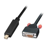Lindy 3m Mini DisplayPort - DVI-D m/m Noir