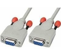 Lindy 3m Null modem cable Câble série blanc