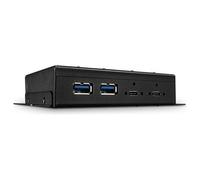 Lindy 43094 hub & concentrateur USB 3.2 Gen 2 (3.1 Gen 2) Type-C 10000 Mbit/s Noir
