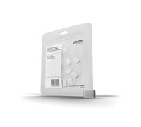 Lindy 40439 - Bloqueur de port USB Type-C Blanc - Lot de 10 pièces - Compatible USB Type-C - Poids total 10g