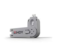 Lindy Clé bloqueur de port USB Type A 40624 – Blanc