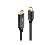 Câble adaptateur LINDY DisplayPort / HDMI Fiche mâle DisplayPort, Fiche mâle HDMI-A 1.00 m noir 40930 Câble DisplayPort