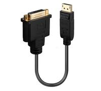 Lindy 41004 câble vidéo et adaptateur 0,15 m DisplayPort DVI-D Noir
