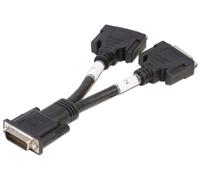 Lindy 41009 câble vidéo et adaptateur 0,016 m DMS 2 x DVI Noir