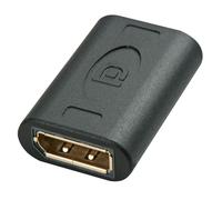 Lindy 41020 DisplayPort Doppelkupplung Vergoldete Kupplungen, Premium