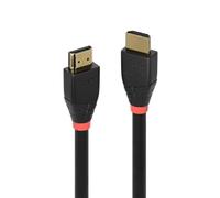 Lindy - Câble HDMI - HDMI mâle pour HDMI mâle - 20 m - blindé - noir - actif, support 4K, rond