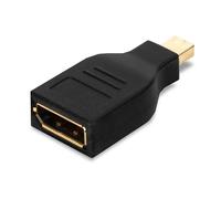 Lindy 41077 changeur de genre de câble Mini Display Port Display Port Noir