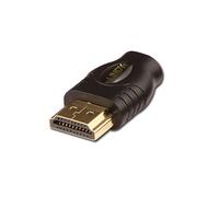 Lindy 41083 changeur de genre de câble HDMI Micro HDMI Noir