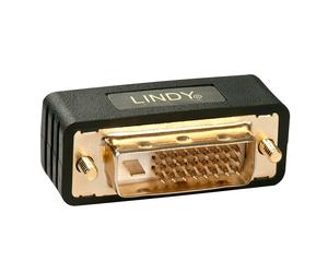 Lindy 41098 changeur de genre de câble DVI-I DVI-D Noir