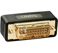 Lindy 41099 changeur de genre de câble DVI-I DVI-D Noir