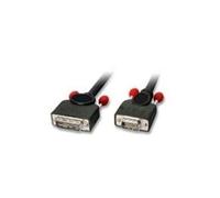 Lindy 41197 Câble adaptateur DVI-A, 3m DVI-A mâle vers VGA mâle