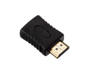 Lindy 41232 Adaptateur HDMI Type A Mâle/Femelle Noir - Blocage CEC - Contacts plaqués Or - HDCP - Bloque le signal CEC sur broche 13