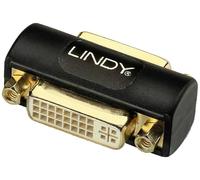 LINDY 41233 DVI Adaptateur [1x DVI femelle 24+5 pôles - 1x DVI femelle 24+5 pôles] noir