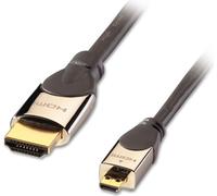 Lindy 41421 "CROMO" Câble HDMI High Speed type A/D 1m avec éthers