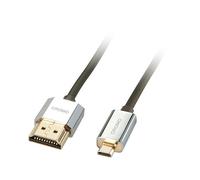 Lindy 41682 câble HDMI 2 m HDMI Type A (Standard) HDMI Type D (Micro) Noir