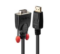 Lindy 41940.0 Câble convertisseur DisplayPort vers VGA 0,5 m Noir