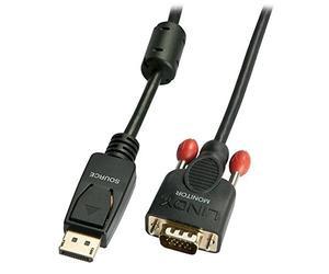 LINDY 41941.0 Câble convertisseur DisplayPort vers VGA 1 m Noir