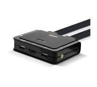 LINDY Commutateur KVM HDMI souris, clavier 4096 x 2160 Pixel